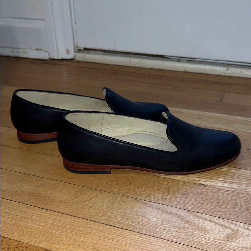 Nisolo Black Leather Loafers